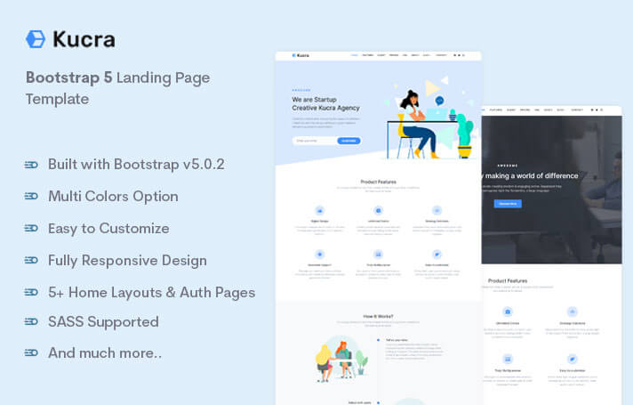 Kucra - Bootstrap 5 Landing Page Template